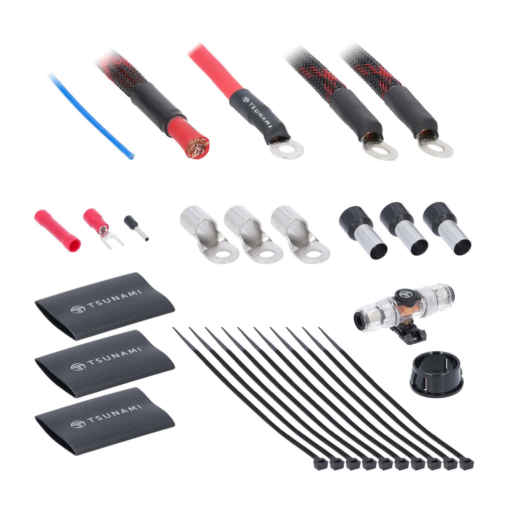 Tsunami TSX-AMP4 1500W 4 GA AMP Kit