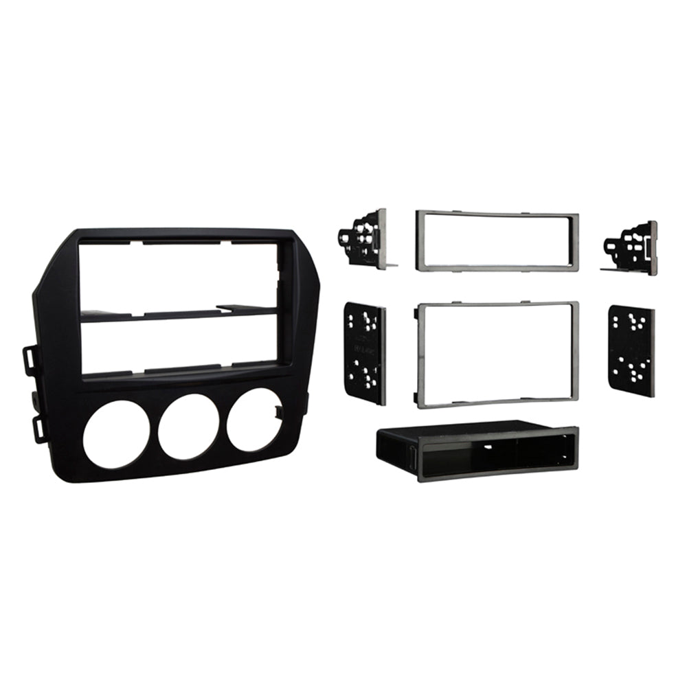 Metra 99-7519B Single/Double-DIN Car Stereo Dash Kit - Compatible Fits for Mazda MX-5 Miata 2009-2015