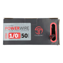 Load image into Gallery viewer, Tsunami TSX-PWR0 50Ft Spool Red 0ga w/Acc Kit
