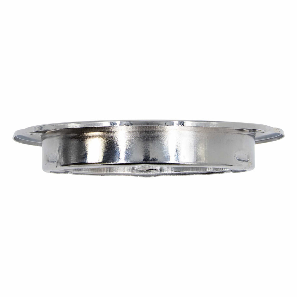 Heise Trailer HE-TRM103 Stainless Flange for Round Trailer Lights - 4 Inch