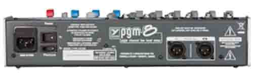 Yorkville PGM8, 8-Channel Mixer with Digital Effects and Graphic EQ