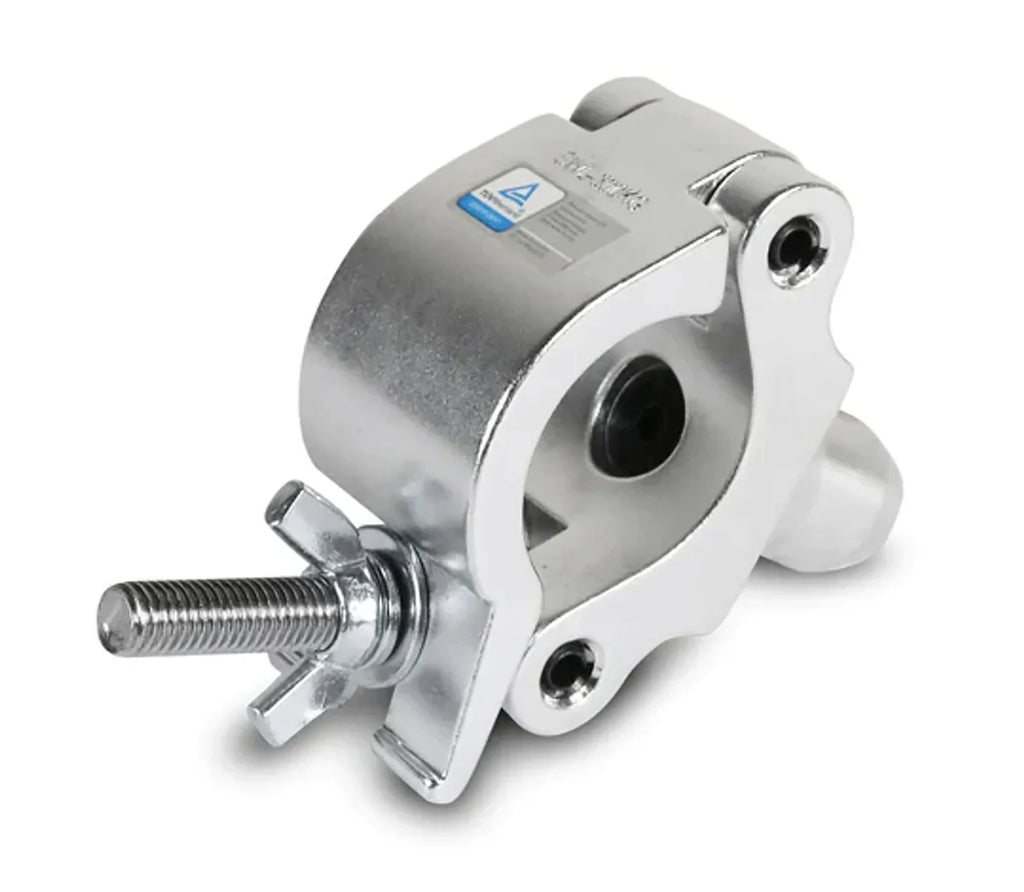 Galaxy Stage GS-C114PS Half Coupler Conical Clamp Silver 660 lb Load Capacity TUV Approved Fits 48-51mm Truss