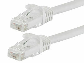 4 American Terminal EPC3WH 3' Cat6 patch cableCat6a Ethernet network patch cable RJ45 23AWG 600M solid copper wire 3' White