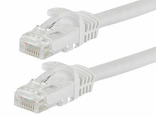 Load image into Gallery viewer, 4 A-T EPC3WH 3' Cat6 patch cable Cat6a Ethernet network patch cable RJ45 23AWG 600M solid copper wire 3' White