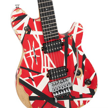 Load image into Gallery viewer, EVH 5107500315 Wolfgang Special Striped Series (Red Black and White Aged)