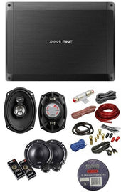 Alpine 4-Ch 600W Amplifier & 6.5