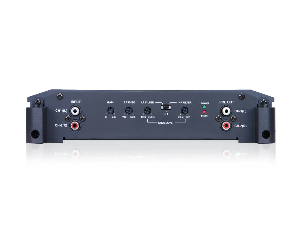 Alpine BBX-T600 600W 2 Ch 2-ohm Amplifier & DSW2000 10" Subwoofer