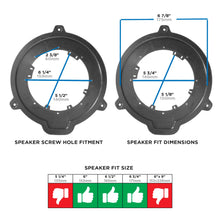 Load image into Gallery viewer, Metra 82-5608 Speaker Adapter Compatible Fits for Transit 2015-UP - 6 to 6.75 inch Rear
