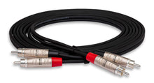 Load image into Gallery viewer, Hosa HRR-0, Dual REAN RCA to Dual REAN RCA Pro Stereo Interconnect Cable