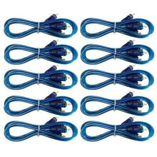 Load image into Gallery viewer, Ten 17' 2 CH RCA Interconnect Cable Wire for Marine Car Amplifier Stereo Home Audio