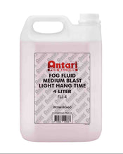 Load image into Gallery viewer, Antari FLJ-4 Light Hang Time Fog Fluid - 4L Bottle