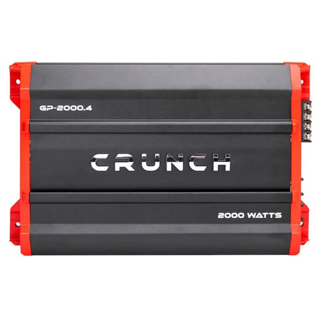 Crunch GP-2000.4 2000W RMS Class AB Ground Pounder Series 4 Channel Car Amplifier