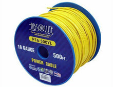 Load image into Gallery viewer, Absolute USA P16-500YL 16 Gauge 500FT Primary Power &amp; Remote Wire – Yellow