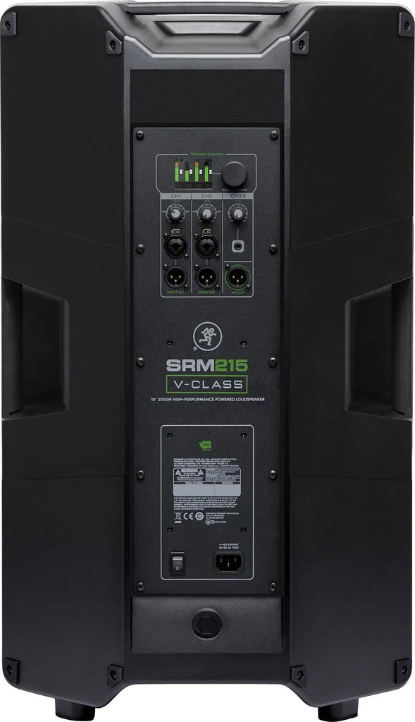 Mackie SRM V-Class Series, 15-Inch 2000W High Performance Loudspeaker, Powered-Black (SRM215 V-Class)