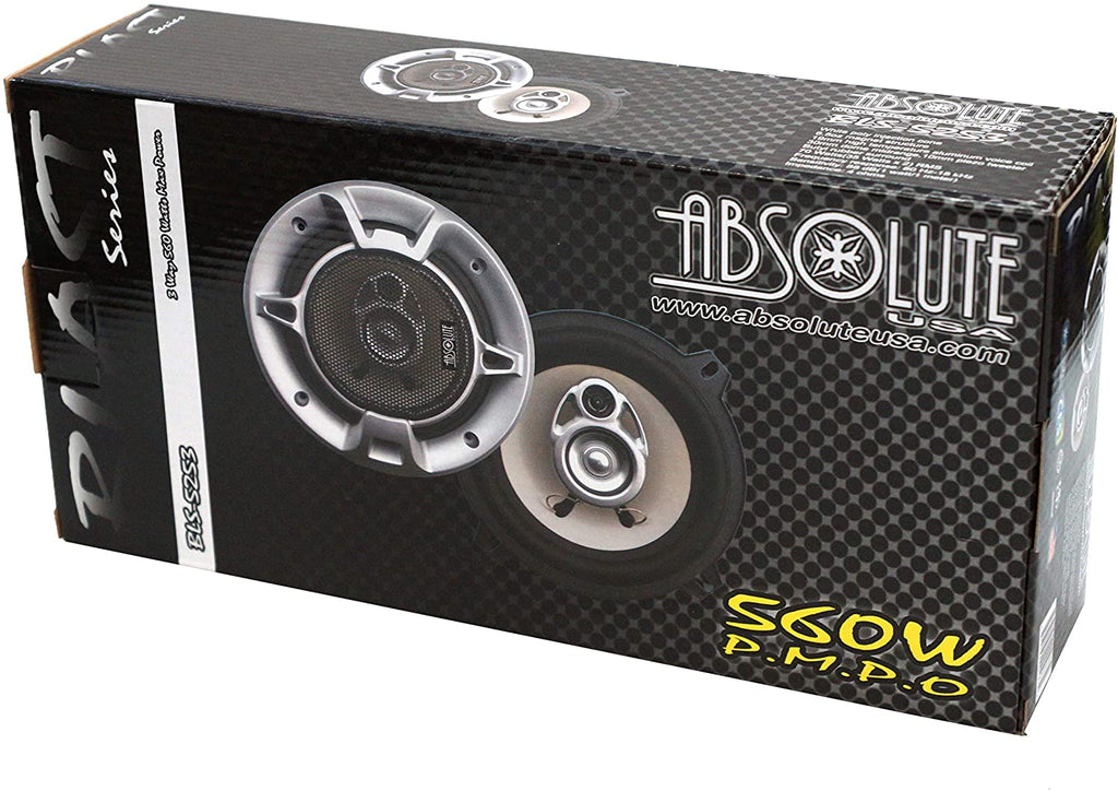 Absolute BLS-5253 Blast Series 5.25 Inches 3 Way Car/Marine/ATV/UTV Speakers 560 Watts