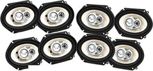 Load image into Gallery viewer, 4 Pair Absolute BLS-6803 Blast Series 640W 6x8" 5x7" 3 Way Car/Marine/ATV/UTV Speakers