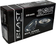 Load image into Gallery viewer, 4 Pair Absolute BLS-6803 Blast Series 640W 6x8" 5x7" 3 Way Car/Marine/ATV/UTV Speakers