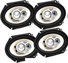 Load image into Gallery viewer, 4 Pair Absolute BLS-6803 Blast Series 640W 6x8" 5x7" 3 Way Car/Marine/ATV/UTV Speakers