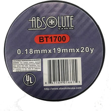 Load image into Gallery viewer, Absolute BT1700 3M Quality General Use 0.18mm x 3/4" x 20 Yard Electrical Vinyl Tape 3/4" x 60'