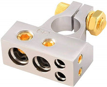 Load image into Gallery viewer, 6 American Terminal ABTC300P 0/2/4/6/8 AWG Single Positive Power Battery Terminal Connectors Chrome