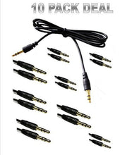 Load image into Gallery viewer, Nippon America 10 Pack 6' 3.5Mm Auxilary Cord Male Gold Car Aux Stereo Audio Cable Pc Ipod Mp3 Electronic_Cable