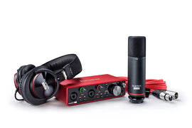 Focusrite SCARLETT 2I2 STUDIO Gen Audio Interface + Mic+ Headphones + Boom Arm