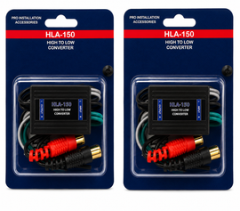 2 Absolute HLA-150 2-Channel High-to-Low Line Output Converter RCA Outputs