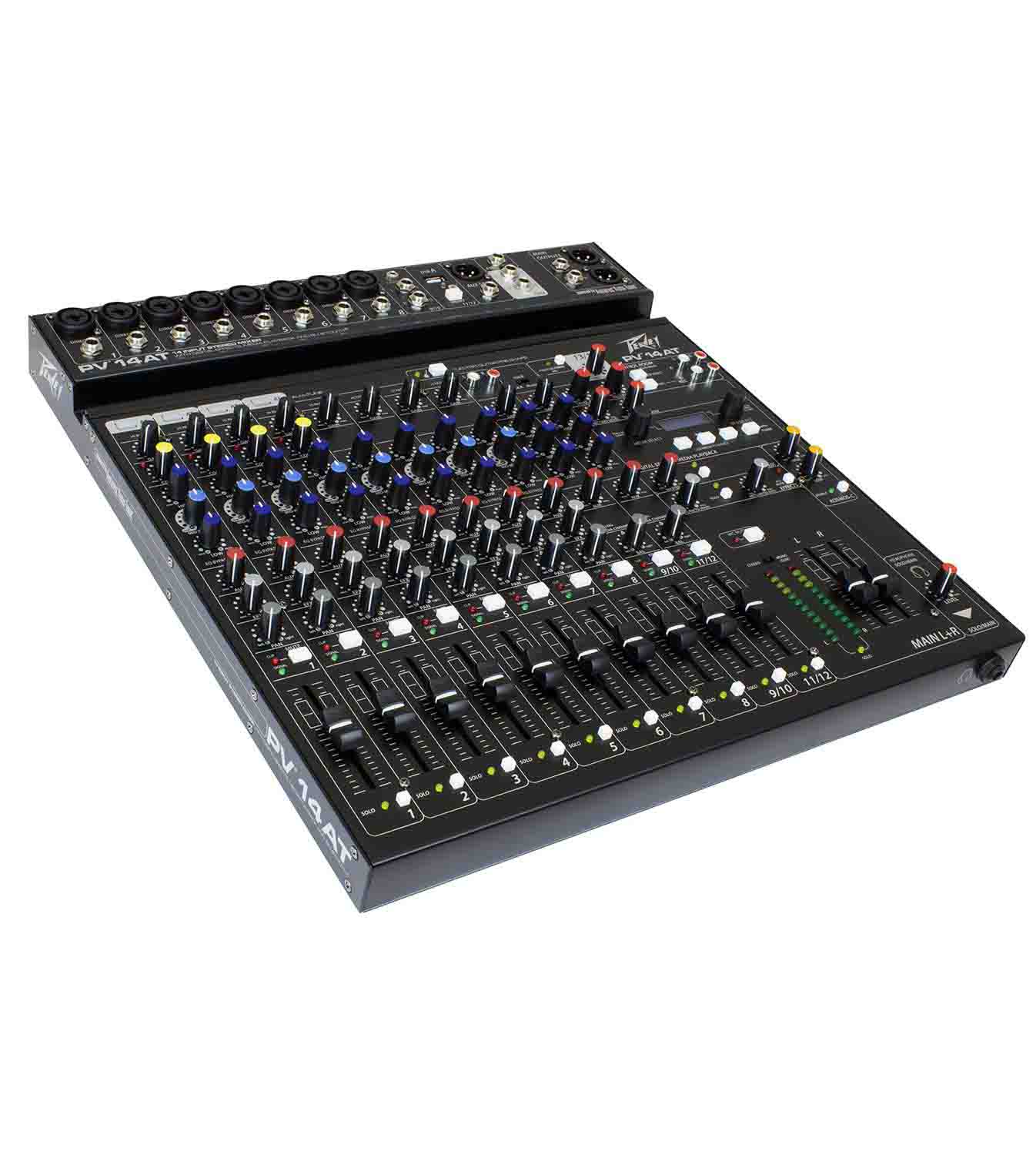 Peavey PV 14 AT, 14 Channel Compact Mixer with Bluetooth and Antares Auto-Tune