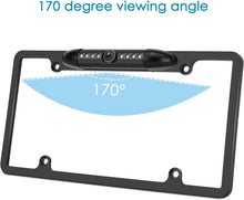 Load image into Gallery viewer, Backup Camera Rearview License Plate Frame for JVC KWM56BT KW-M56BT Black