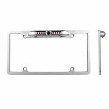 Load image into Gallery viewer, Backup Camera Front or Rearview Reverse License Plate Chrome silver Frame for Pioneer MVH-300EX MVH300EX