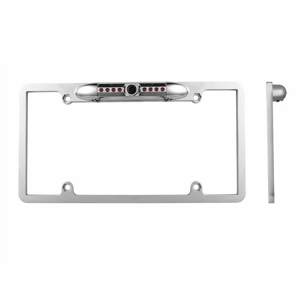 For Pioneer MVH-1400NEX Night Vision Color Front or Rear View Camera Chrome Silver Frame