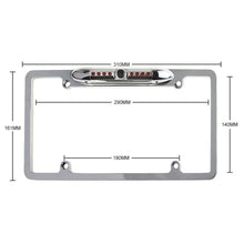 Load image into Gallery viewer, Backup Camera Front or Rearview Reverse License Plate Chrome silver Frame for Pioneer MVH-300EX MVH300EX