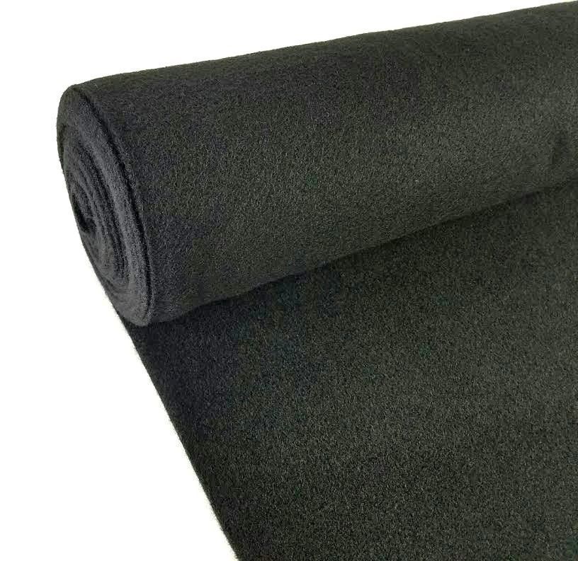 American Terminal AC150BK 150' x 4' Carpet<br/>150' Length X 4' Wide Black Carpet for Speaker, Sub Box Carpet, RV, Boat, Marine, Truck, Car, Trunk Liner, PA DJ Speaker, Box, Upholstery Liner Carpet