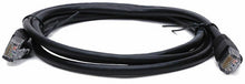 Load image into Gallery viewer, 2 AT EPC3BK 3' Cat6a Ethernet network patch cable solid copper wire