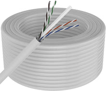 Load image into Gallery viewer, Absolute AEC1000WH 1000' Cat6 Ethernet White Bulk Network Copper Cable