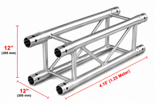 Load image into Gallery viewer, MR DJ MDTSQ410 4.10FT (1.25 Meter) Universal 12" Square Aluminum Box Truss Segment