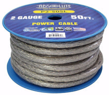 Load image into Gallery viewer, Absolute 2 Gauge 50' Primery Marine Car Audio Battery Power Cable Silver