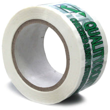Load image into Gallery viewer, 3MIL Printed QUALITY CONTROL CARTON Sealing Packing Box Tape 2.5" X 110 Yard