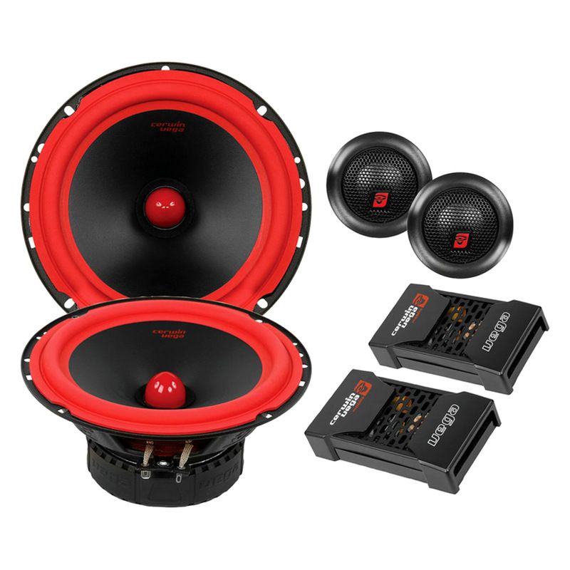 2 Sets Cerwin Vega V465C Vega Series 6.5" 400W Component Speaker