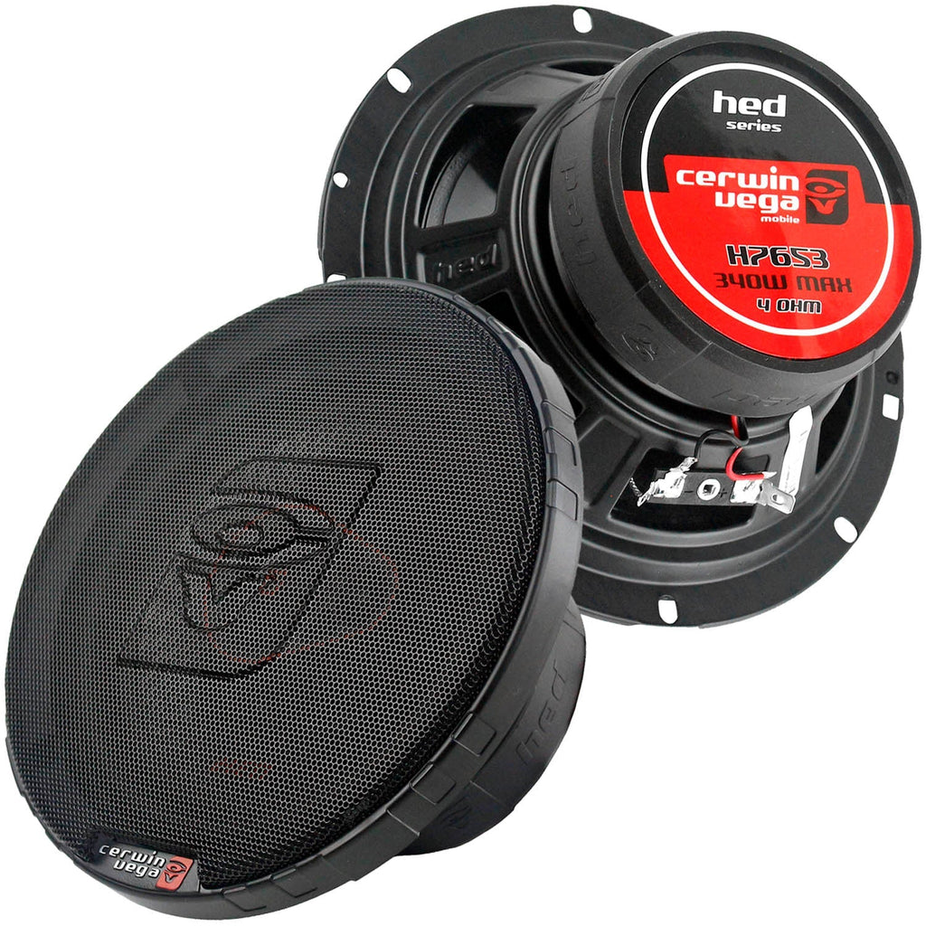 Cerwin Vega H7653 6.5" 3-Way 340 Watts Coaxial Speaker