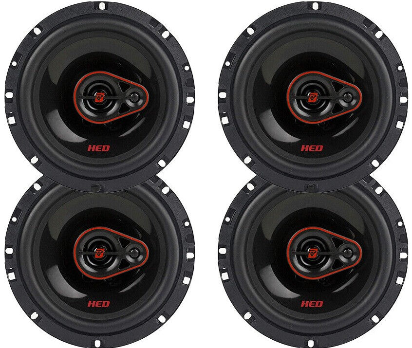 4 Pack Cerwin Vega 6.5" 3-Way Coaxial Speakers 320 Watts Max HED Series
