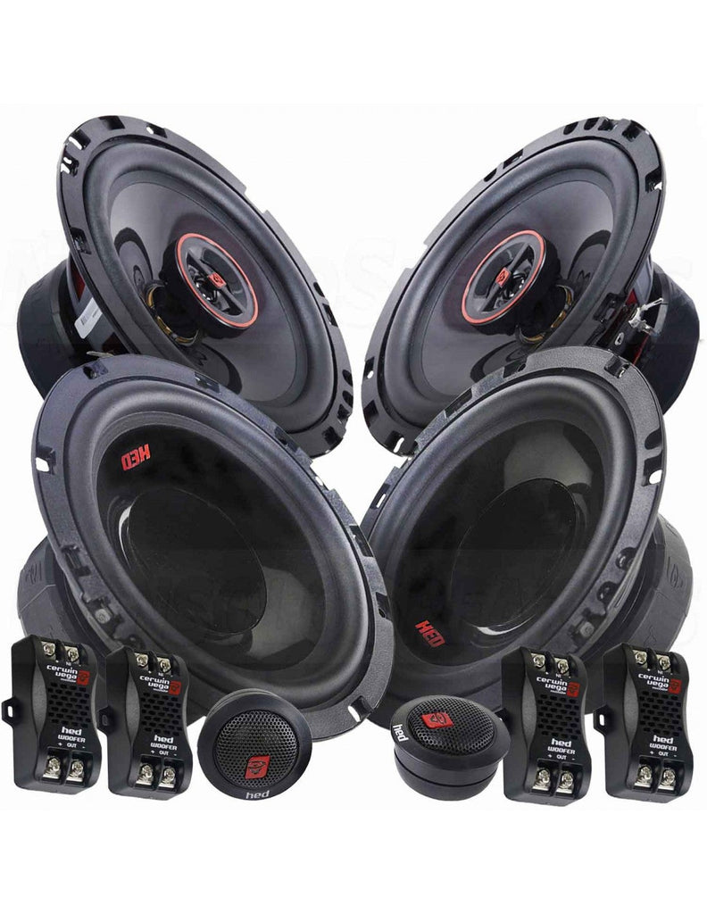 Cerwin Vega H765C + H7652 HED Series 6.5" Component & 6.5" 2 way Speaker System