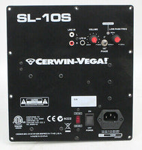 Load image into Gallery viewer, Cerwin Vega SL-10S 10" Powered Subwoofer 212 Watts