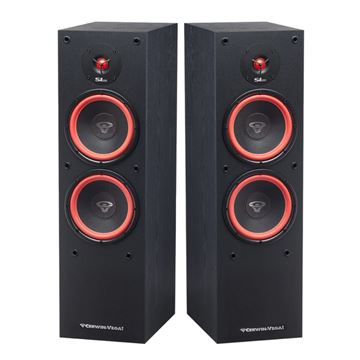 2 Cerwin Vega SL-28 Dual 8" 2-Way Home Audio Floor Speaker (Passive, Unpowered)