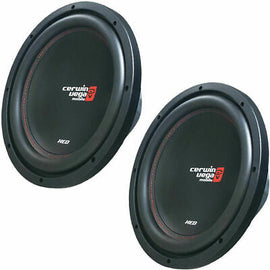 2 Cerwin Vega XED10V2 800 Watts 4 Ohm SVC XED Series Subwoofer