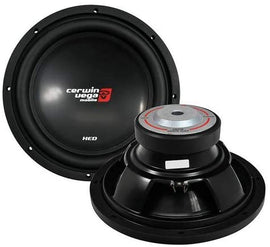 2 Cerwin Vega XED10V2 XED10 1000 Watts 10 Inch Single 4 Ohm Car Audio SUB
