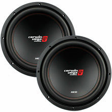 Load image into Gallery viewer, 2 Cerwin Vega XED12V2 1000W 12" SVC 2-OHM Car Audio Subwoofer Woofer