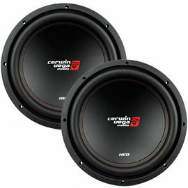 2 Cerwin Vega XED12V2 1000W 12