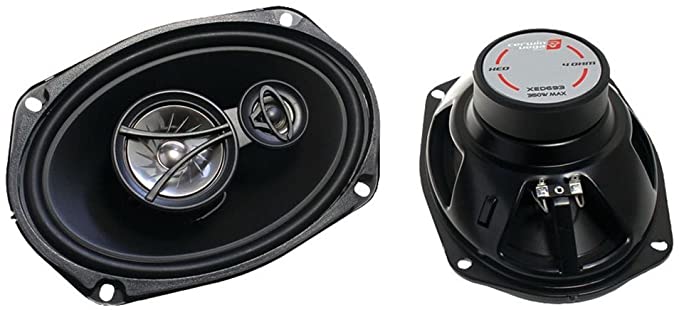 Cerwin Vega 6" x 9" XED Series 3-Way Coaxial Car Speakers 350W Max XED693