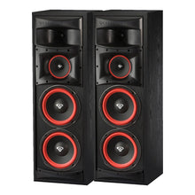 Load image into Gallery viewer, 2 Cerwin-Vega XLS-28 Dual 8" 3-Way Home Audio Floor Tower Speaker